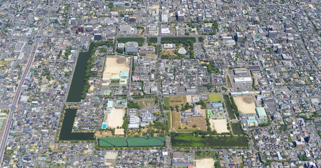 佐賀市松原　航空写真