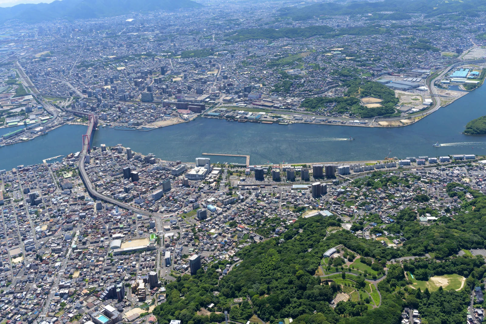 北九州市若松区　航空写真