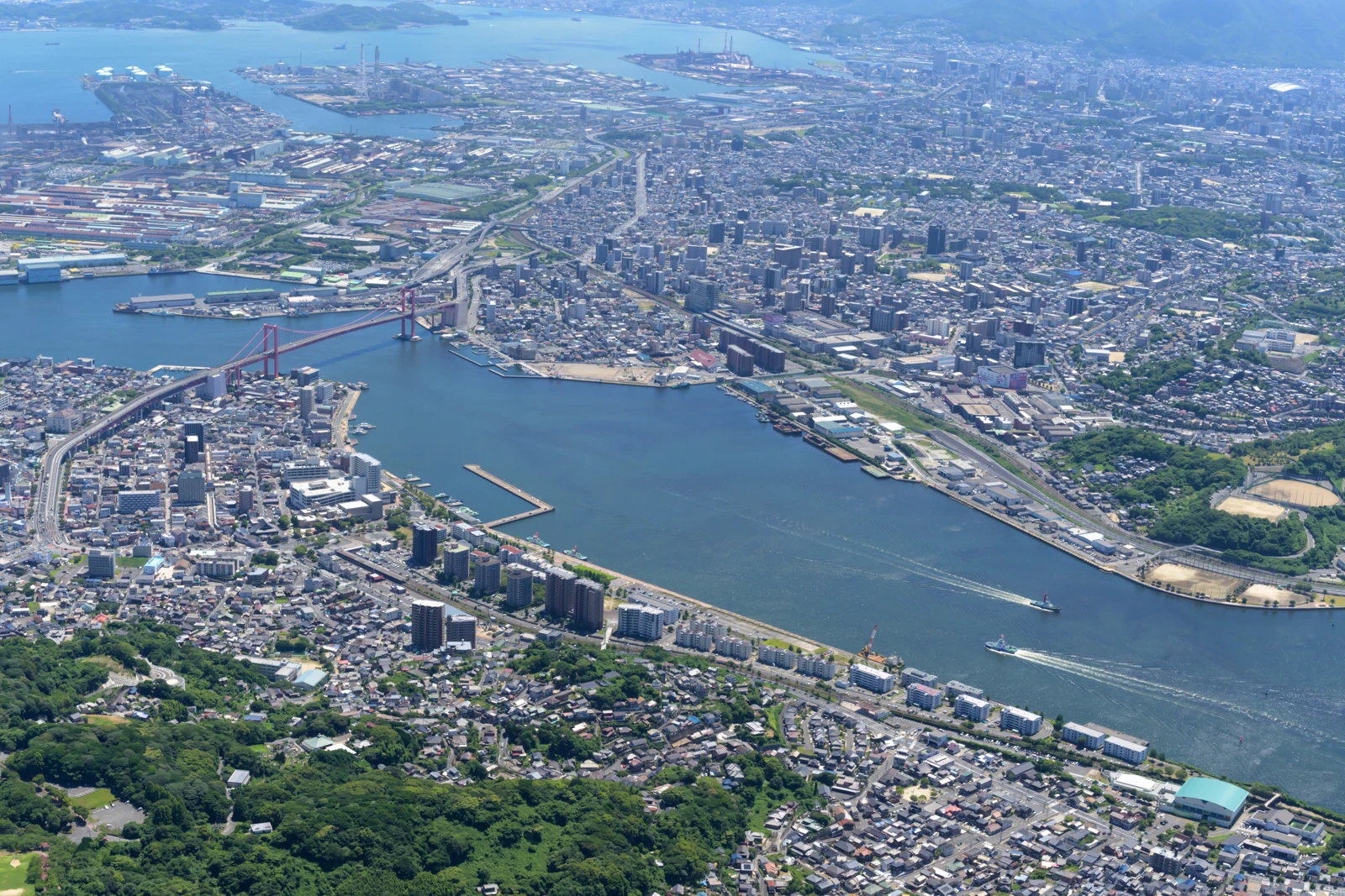 北九州市若松区　航空写真