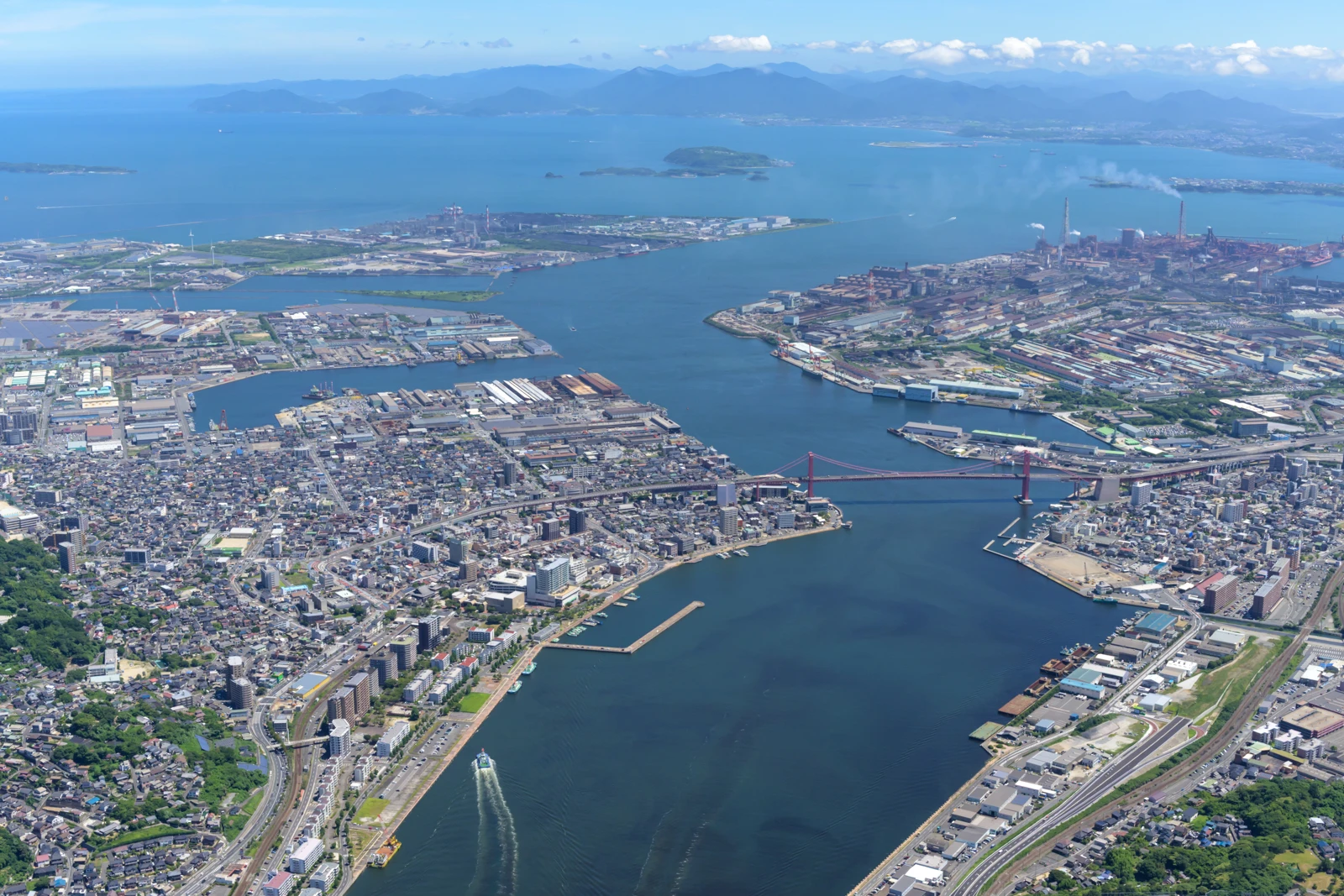 北九州市若松区　航空写真