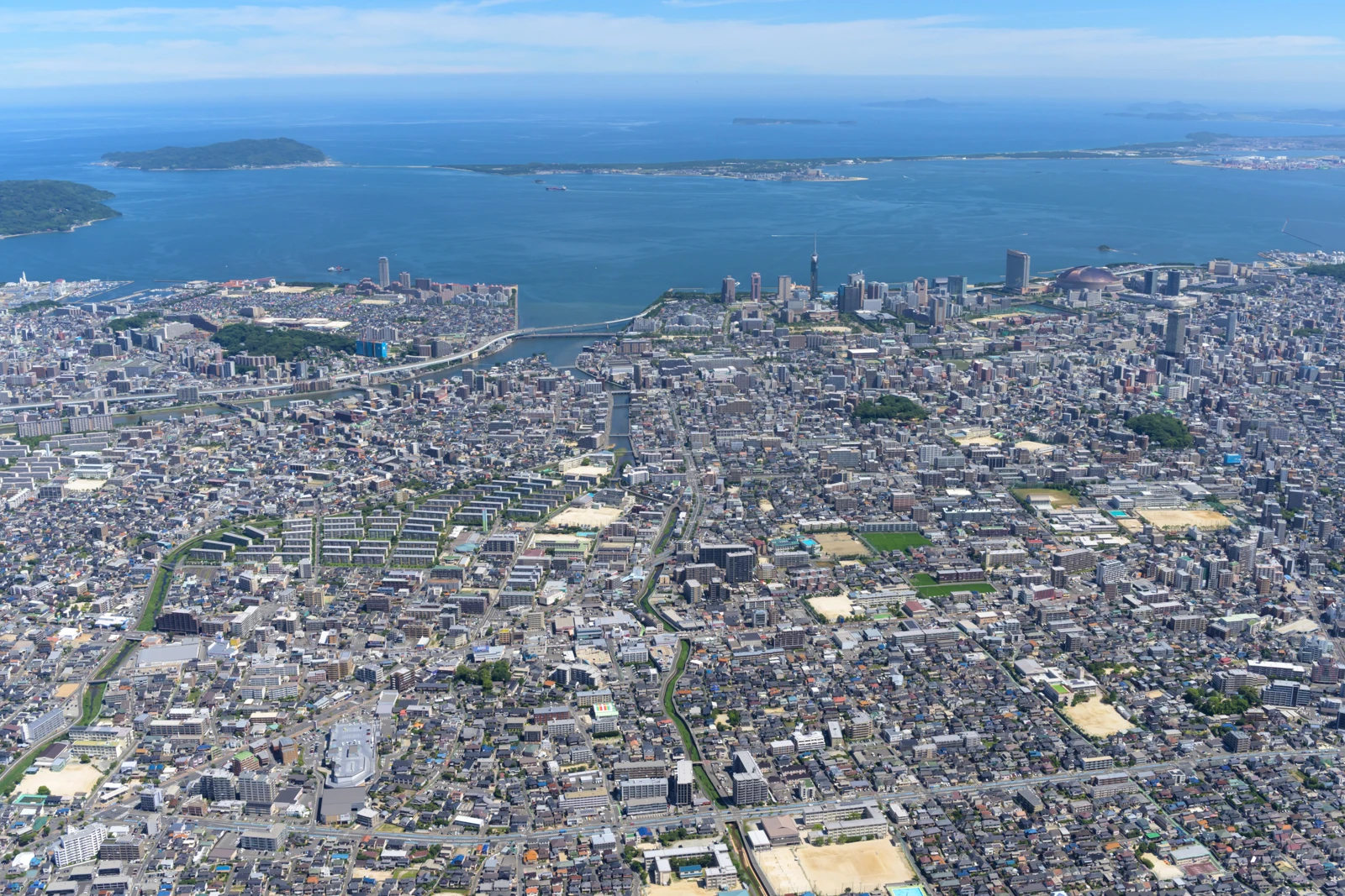 福岡市早良区　航空写真