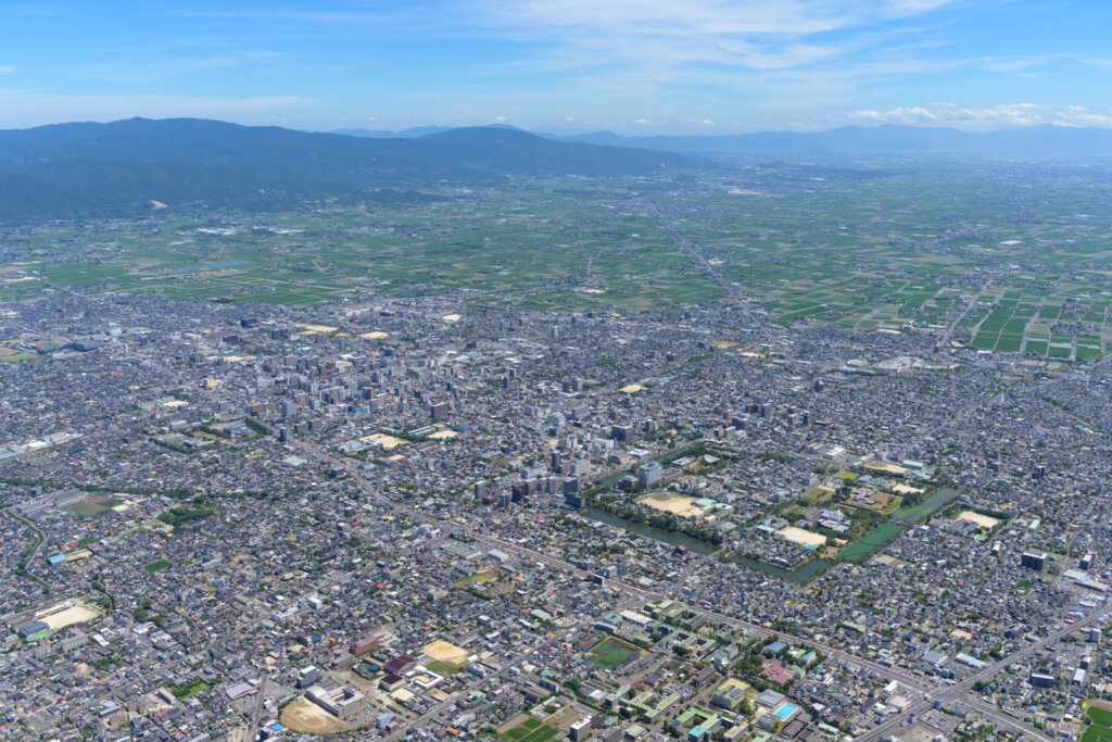 佐賀市松原 航空写真