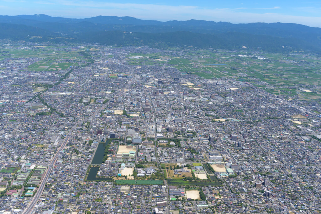 佐賀市松原 航空写真