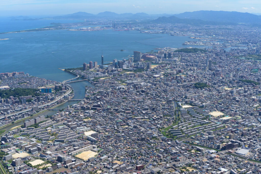 福岡市早良区　航空写真