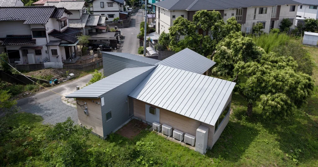 宇美町小屋の群れ