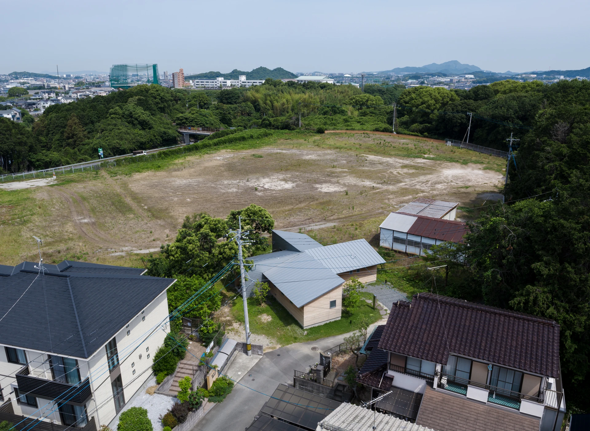 宇美町小屋の群れ