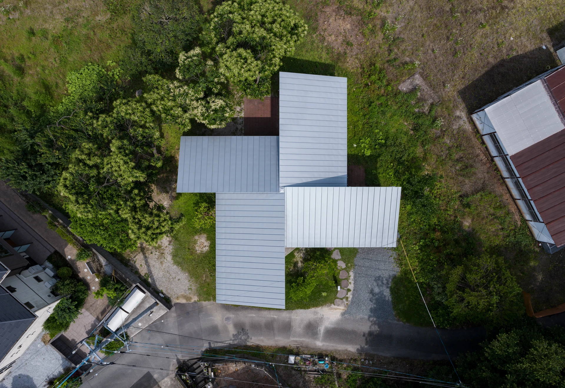 宇美町小屋の群れ