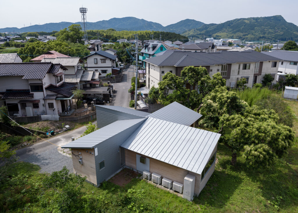 宇美町小屋の群れ