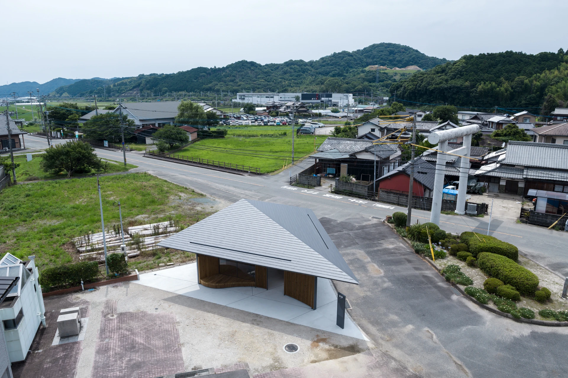 猪野バス停